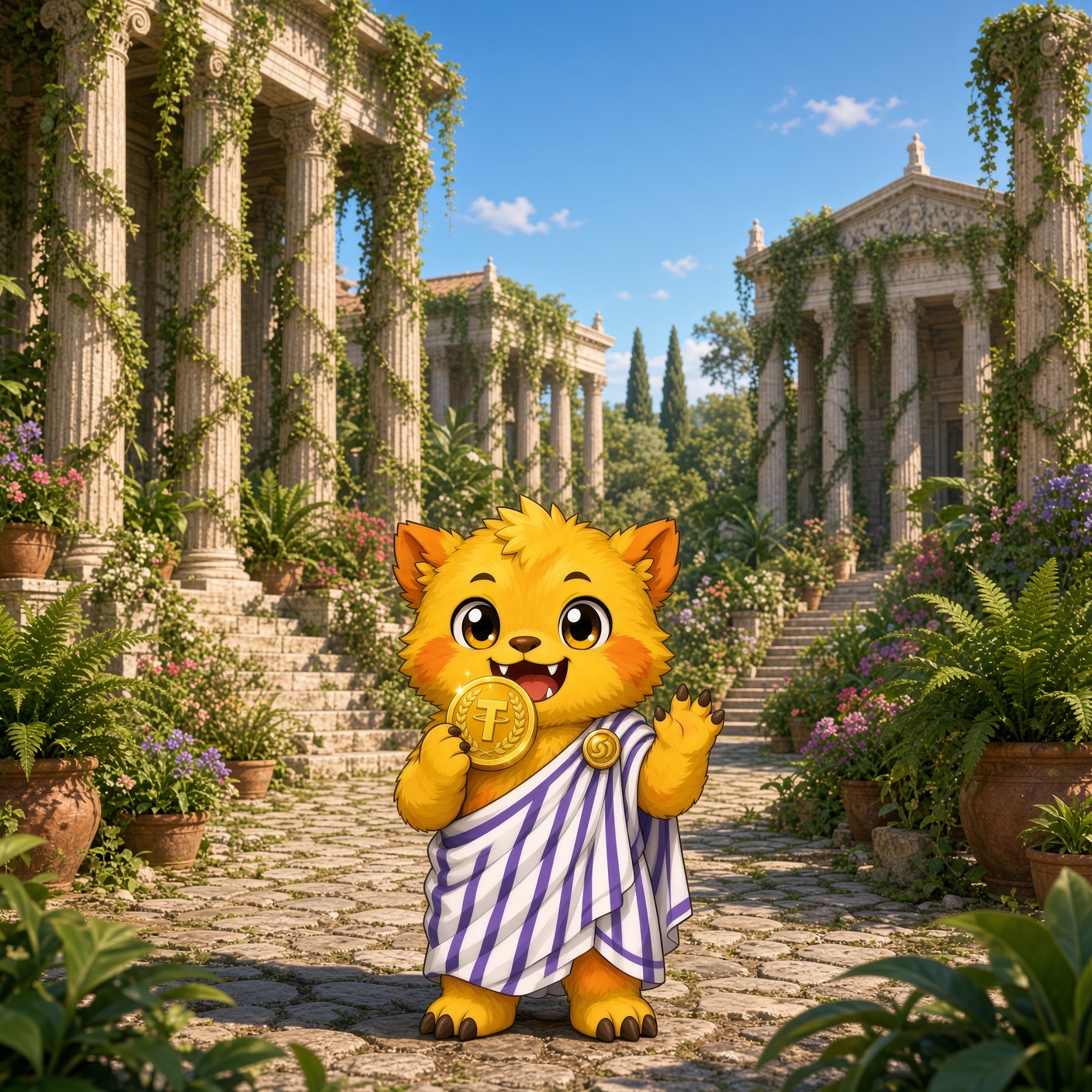 Tolen Cat mascot
